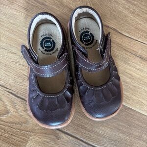 Livie & Luca Dark Brown Kids Dress Shoes
